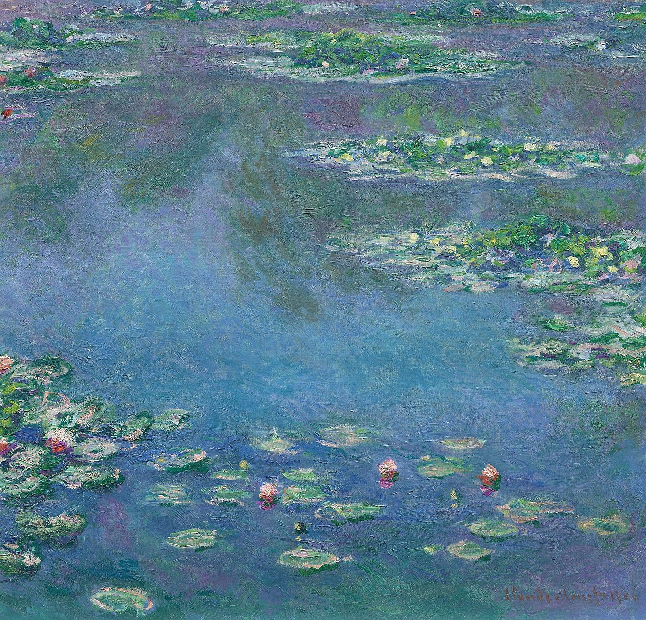 Claude Monet, Water Lilies (Nymphéas), 1906. Art Institute of Chicago.